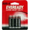 Батарейка Energizer Super Heavy Duty, тип ААА (комплект 4 шт.)